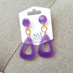 Hypo-allergenic earrings with 14k back - new with tags